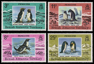 БАТ, 1979, Пингвины, 4 марки